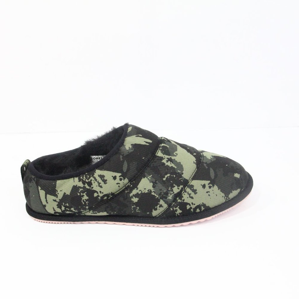 Sorel Slippers sz 8 NEW Women Slip on Indoor Outdoor Sole bodega run green